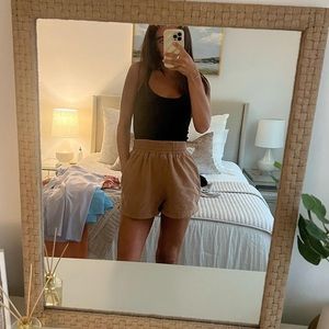 12TH TRIBE SWEAT SHORTS (BROWN)